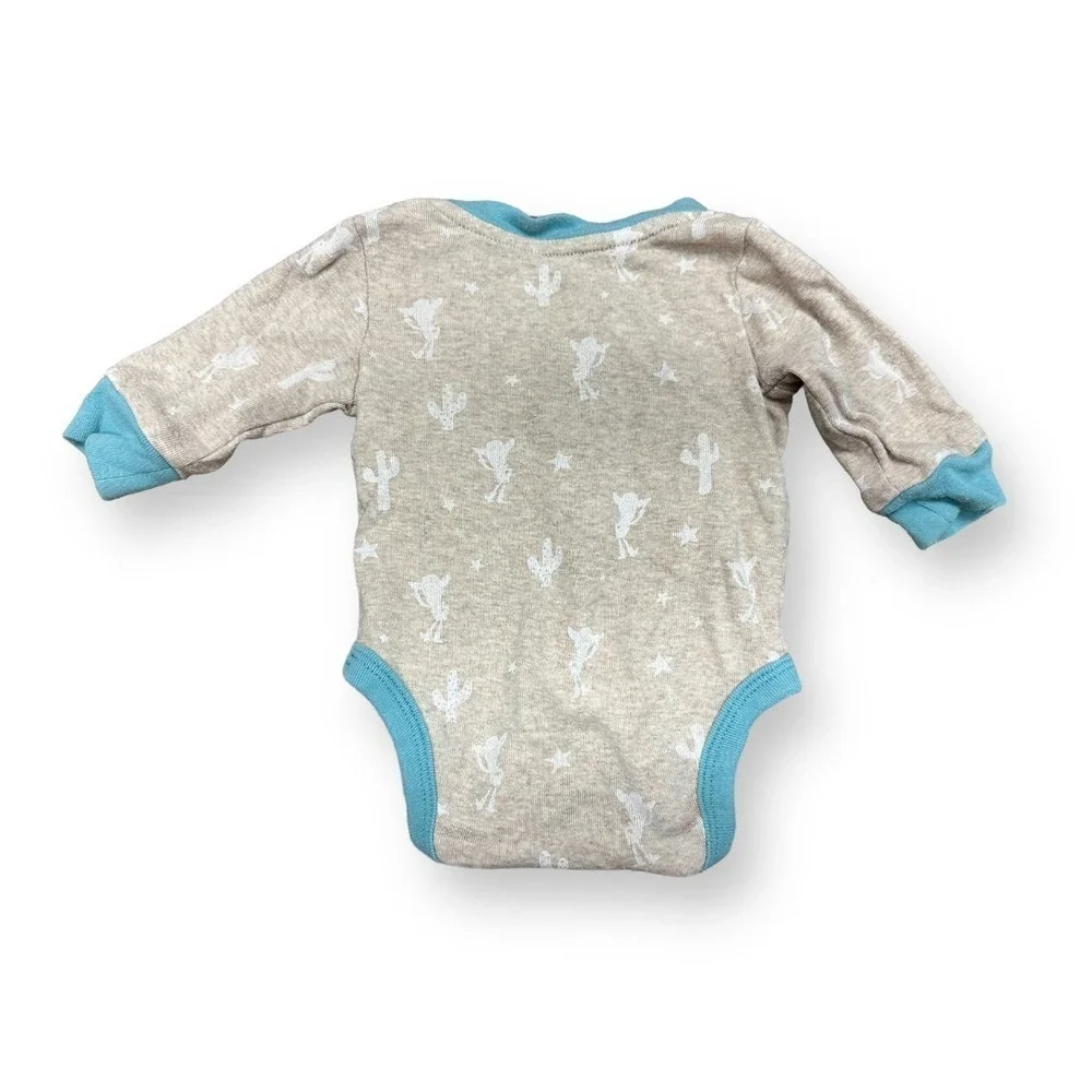 ⭐️ Disney Baby 'Little Sheriff' Toy Story Woody Long Sleeve Onesie